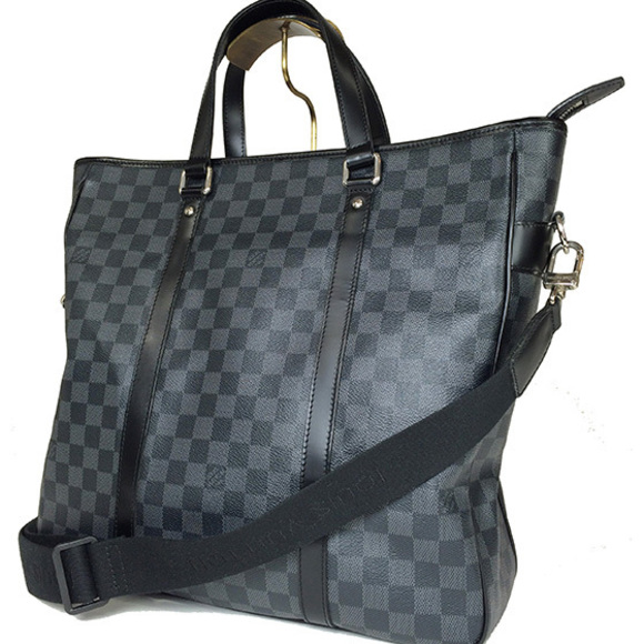 Louis Vuitton Damier Graphite Tadao Shoulder Bag - Picture 3 of 7